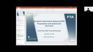 FTA Recipient Information Request Webinar 1 [upl. by Aisatsana]