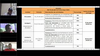 Marishal García 16 Abril 2024 Elaboración de reportes de información con Word y Excel II [upl. by Sarchet]