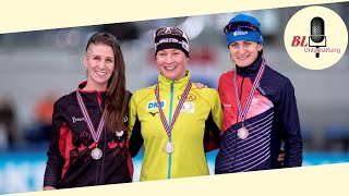 45jährige Claudia Pechstein gewinnt WeltcupRennen [upl. by Airdnaed784]