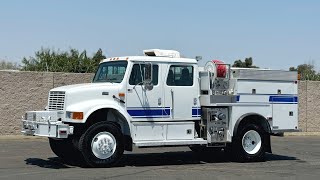 1998 International 4800 4x4 Type 3 500 500 20 Fire Pumper For Sale [upl. by Anyek7]