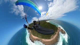 Paragliding from Sedgefield to the Wilderness Beach Hotel [upl. by Chancellor]