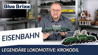 Legendäre Lokomotive  Krokodil in grün von BlueBrixx [upl. by Sackman]