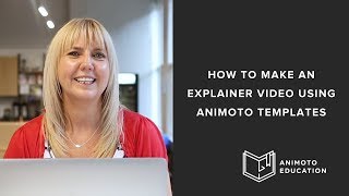 How To Make An Explainer Video With Animoto Video Templates [upl. by Concettina]