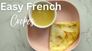 Easy Breakfast Recipes For Babies and Toddlers  Easy French Crepes  White Pot [upl. by Ernesta]