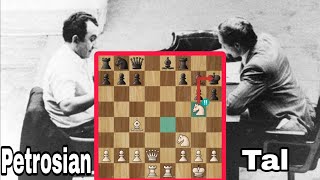 Mikhail Tal Vs Tigran Petrosian • USSR 1974 [upl. by Duomham426]