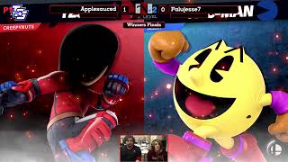 Smash  TNLG 12  WF  Applesauced Mii Brawler Incineroar vs PaluJesse7 Fox Palutena  SSBU [upl. by Ikim]