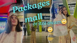 Packages Mall Lahore  Vlog  Lahore walton road DHA 1st Vlog in open Audience [upl. by Yevette]