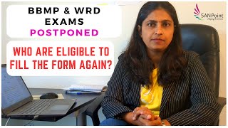 BBMP amp WRD exams are postponed [upl. by Animahs]