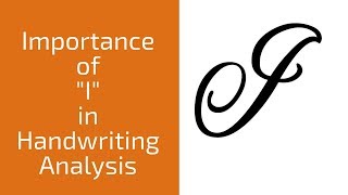 Importance of I in Handwriting Analysis Hindi [upl. by Brecher624]