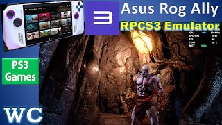 Asus Rog Ally  RPCS3 Emulator  God Of War 3 [upl. by Yrahk]