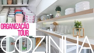 Dicas de Organização para sua cozinha tour  Casa Organizada [upl. by Okihcim]