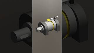 Barrel Cylindrical Cam Mechanism 2 Mechanical Movement Part 43 mechanicalmechanism animation [upl. by Mario857]