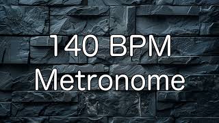 140 BPM  Metronome [upl. by Breed478]