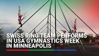 Swiss Ring team performs in USA Gymnastics Week in Minneapolis  ABSCBN News [upl. by Okika]