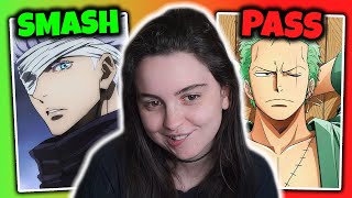 I Asked My WIFE To SMASH or PASS Anime Characters [upl. by Imena]