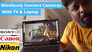 Wireless Tether Any Camera  Connect Camera Wirelessly From Any Laptop  Sony Alpha  Canon  Nikon [upl. by Joash]