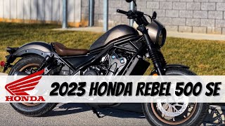 2023 Honda Rebel 500 SE ABS  Full Walk Around [upl. by Coopersmith221]