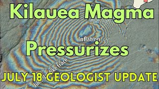 Magma Pressurizing Beneath Hawaiis Kilauea Volcano Causes Quakes and Inflation Geologist Analysis [upl. by Ecylla931]