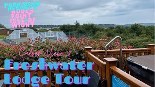 Freshwater Hot tub Lodge Tour at Nodes Point Parkdean Resorts Isle of Wight [upl. by Aydiv]