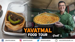 YAVATMAL Street Food Tour Part 12 l Budhicha Chiwda Besan Vadi Maltova Shrikhand Vadi [upl. by Kcirddes]