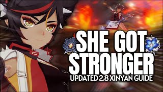 shes STRONGER UPDATED Xinyan Guide  Artifacts Weapons Teams amp Tips  Genshin Impact 28 [upl. by Delsman]