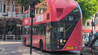 Here is the 267 bus in Hammersmith Sunday 14 July 2024 [upl. by Adnirak852]