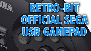 Test RetroBit Official SEGA Genesis USB Gamepad [upl. by Ahsinroc]