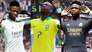 VINICIUS JR IN EVERY FIFA 1924 [upl. by Follmer307]