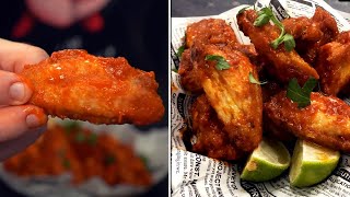 ALITAS DE POLLO estilo BUFFALO Buffalo Wings  RECETA [upl. by Ever]