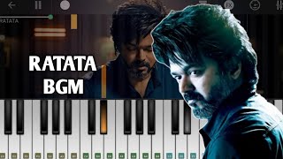 Leo  Ratata bgm  Keyboard notes  Anirudh  vijay [upl. by Ardell]