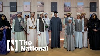 President Sheikh Mohamed attends Abu Dhabi International Hunting and Equestrian Exhibition [upl. by Eitsud]