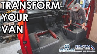 HOW TO PROFESSIONALLY INSTALL A CAB CARPET AND UNDERLAY VW T3T25VANAGON [upl. by Carrol]