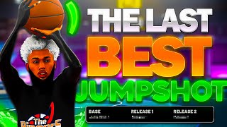 THE LAST BEST SET SHOT 25 JUMPSHOT in NBA 2K22 FASTEST JUMPSHOT BASE IN 2K22  BEST JUMPSHOT 2K22 [upl. by Rosel991]