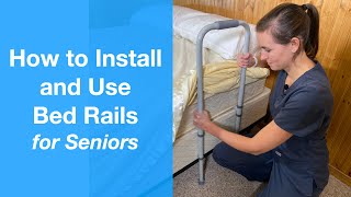 How to Install and Use Bed Rails for Seniors [upl. by Admama182]