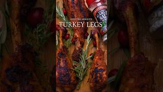 Open fire mesquite turkey legs [upl. by Eseerahs]