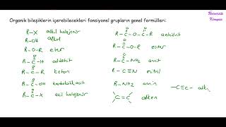 ORGANİK KİMYA  ADLANDIRMA ALKANLAR [upl. by Aun]