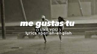 me gustas tu i like you  manu chao  easy lyrics  with english translation [upl. by Gemina]