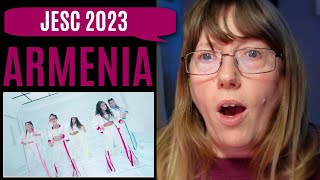 Vocal Coach Reacts to Yan Girls Do It My Way Armenia JESC 2023 [upl. by Aynwad]