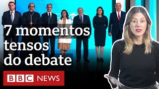 7 momentoschave do debate da Globo entre presidenciáveis [upl. by Aketal]