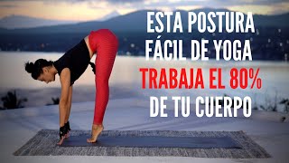 Esta postura fácil de yoga trabaja el 80 de tu cuerpo en 10 MINUTOS Yoga para principiantes [upl. by Elleina]