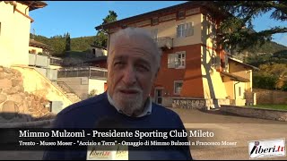 Mimmo Bulzomì Presidente Sporting Club Mileto  Omaggio a Francesco Moser [upl. by Ahsille]