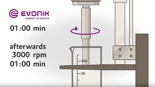 Defoamer Test in Polymer Emulsion  Stir Test Method  Evonik [upl. by Alfons]