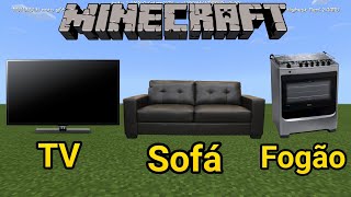 Como fazer MÓVEIS pra sua casa no Minecraft [upl. by Enutrof]