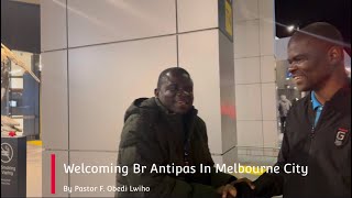 Pastor F Obedi Lwiho Welcoming Br Antipas Msabaha In Melbourne City [upl. by Ahsitam]