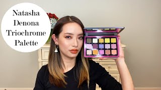 Natasha Denona Triochrome Palette Review Swatches and Demo [upl. by Gwyn]