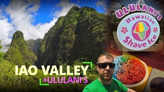 PARADISE  SHAVE ICE  IAO VALLEY  ULULANIS Shave Ice  Iao Valley Maui [upl. by Letnwahs817]