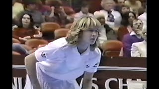 Steffi Graf vs Martina Navratilova WTA Masters March 1986 SF [upl. by Bellaude]