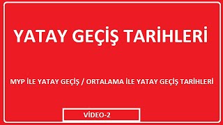 2024 YATAY GEÇİŞ BAŞVURU TARİHLERİ 2 MYP İLE YATAY GEÇİŞ TARİHLERİ ORTALAMA İLE YATAY GEÇİŞ [upl. by Eimas]