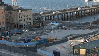 Stockholm Projekt Slussen November 2024 Del 50 UHD 4K [upl. by Sidnac775]