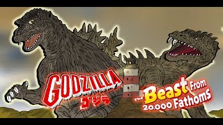 GODZILLA VS RHEDOSAURUCOLOR VERSIONKAIJU MOMENTS [upl. by Alliw]